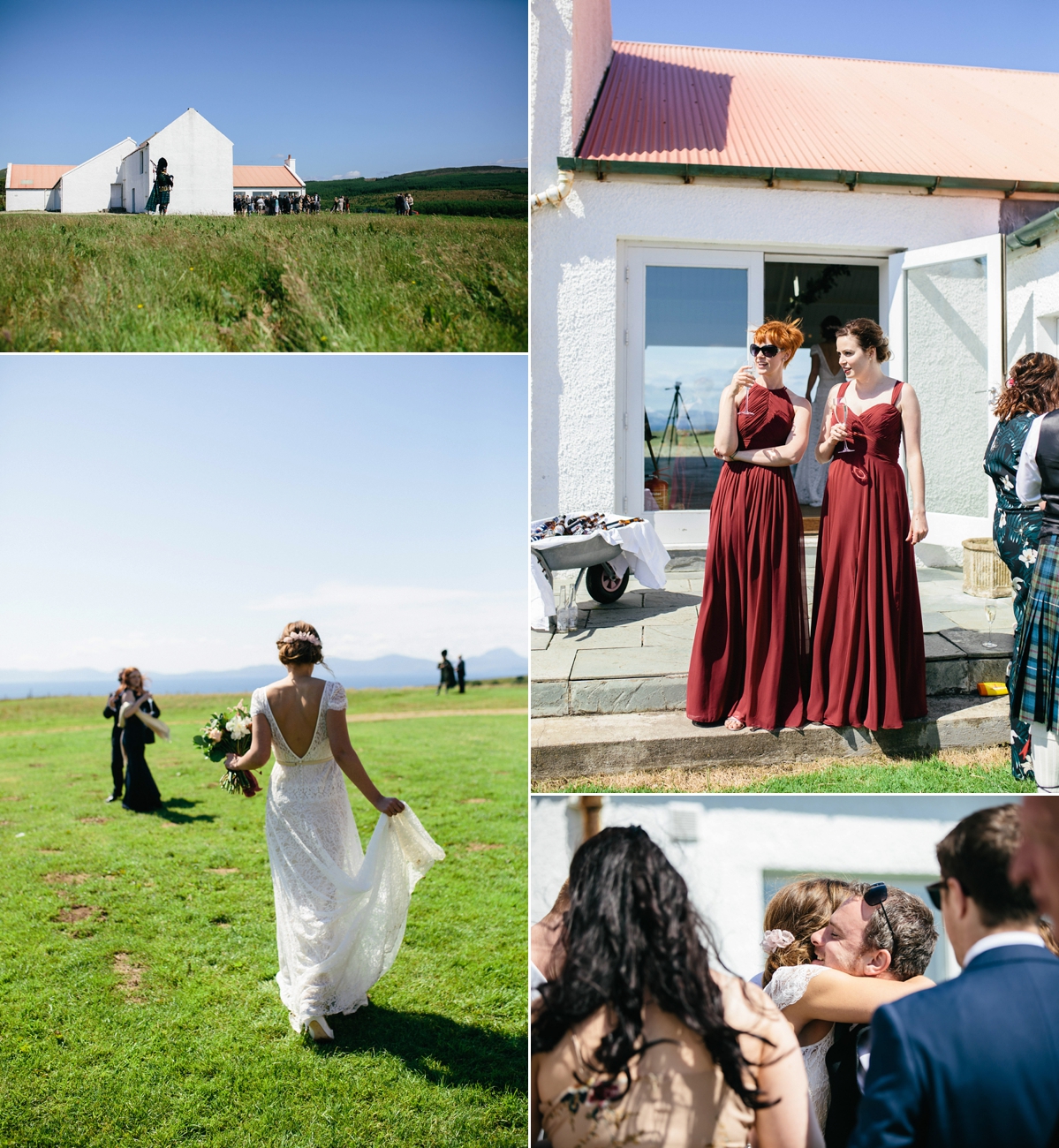 Halfpenny London 'Violet' for a Wedding at Crear on the Scottish Coast 35 crear wedding halfpenny london bride 40