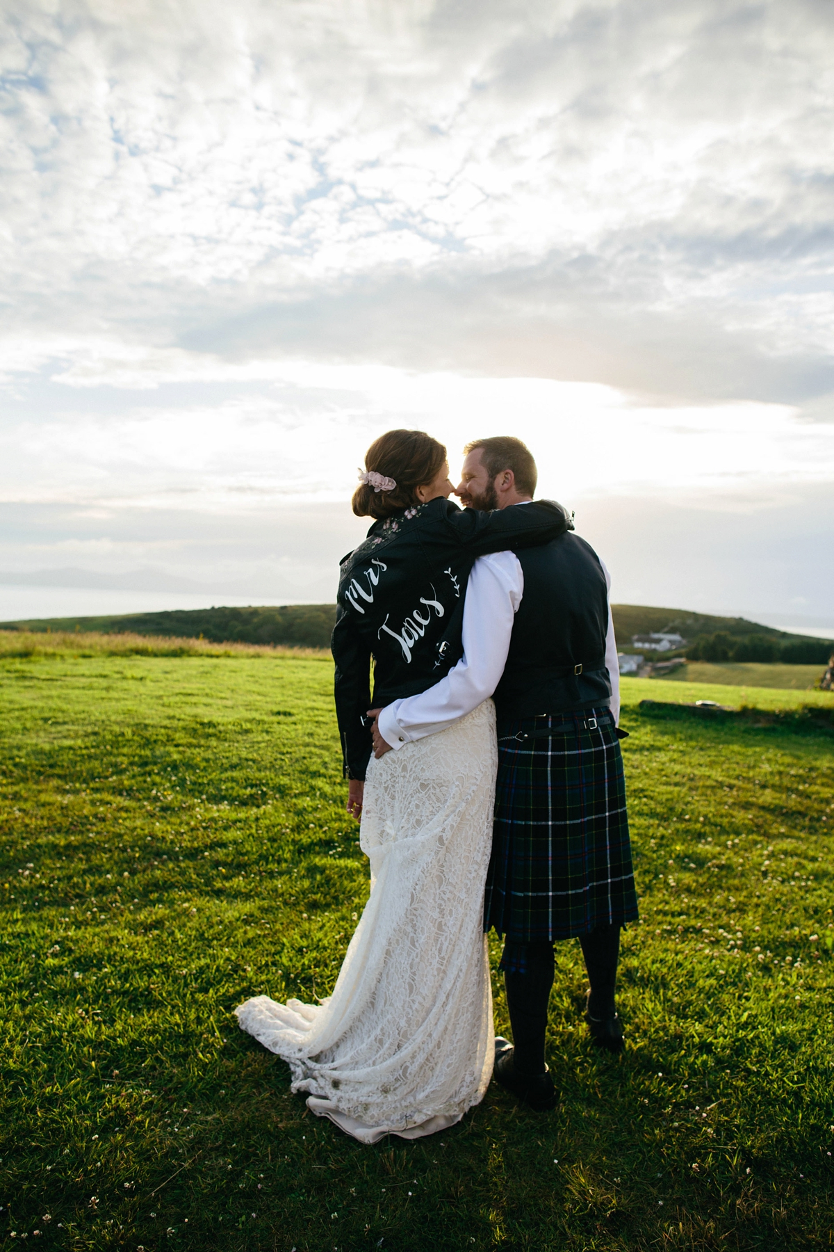 Halfpenny London 'Violet' for a Wedding at Crear on the Scottish Coast 55 crear wedding halfpenny london bride 61