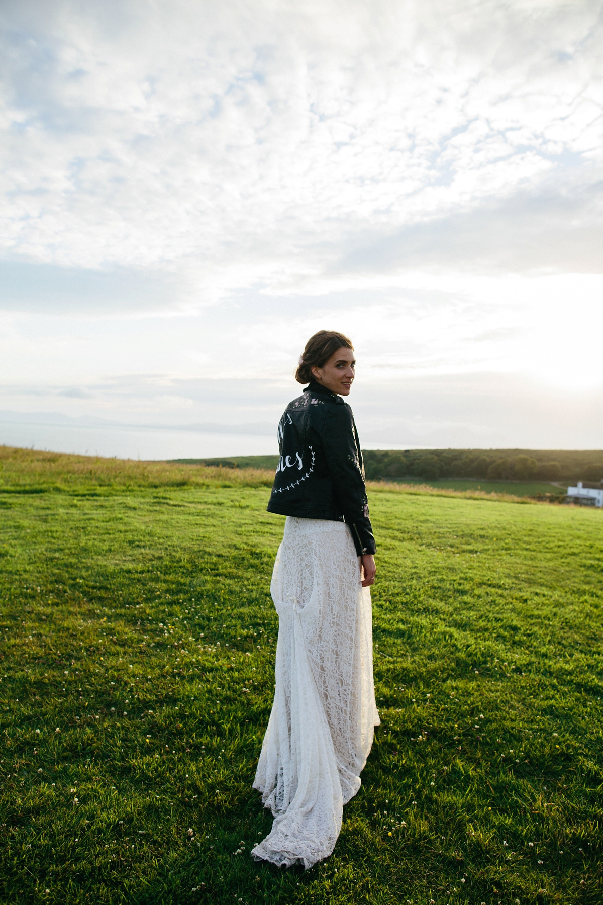 Halfpenny London 'Violet' for a Wedding at Crear on the Scottish Coast 54 crear wedding halfpenny london bride 62