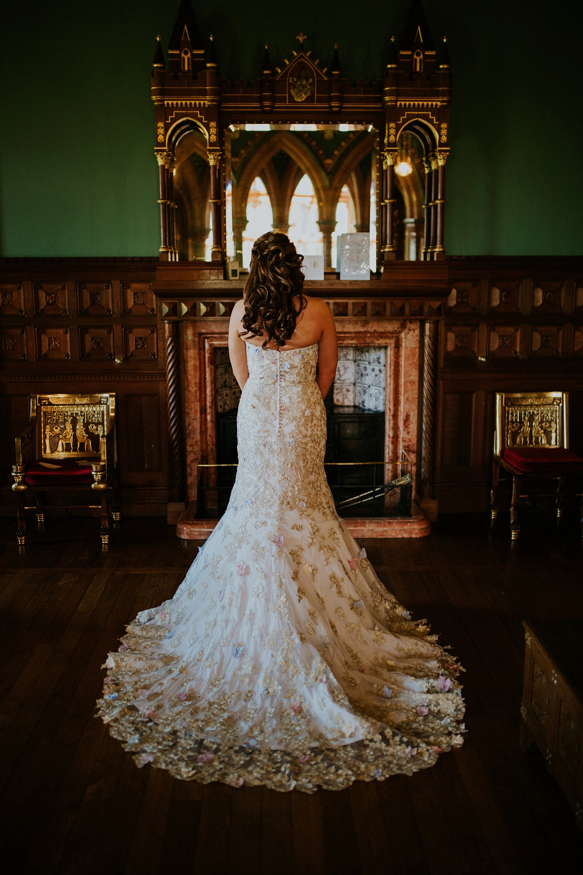 ian stuart bride 22 - A Magnificent Scottish Castle Wedding on an Island ian stuart bride 22