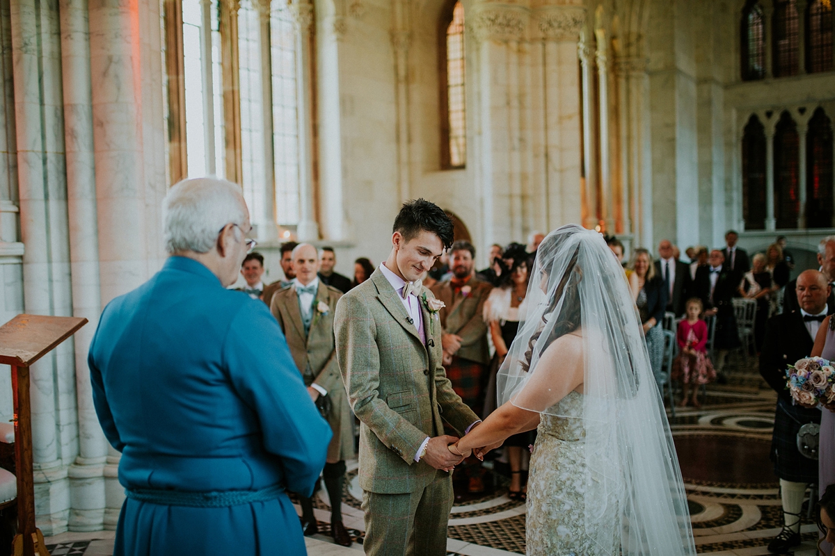 ian stuart bride 28 - A Magnificent Scottish Castle Wedding on an Island ian stuart bride 28