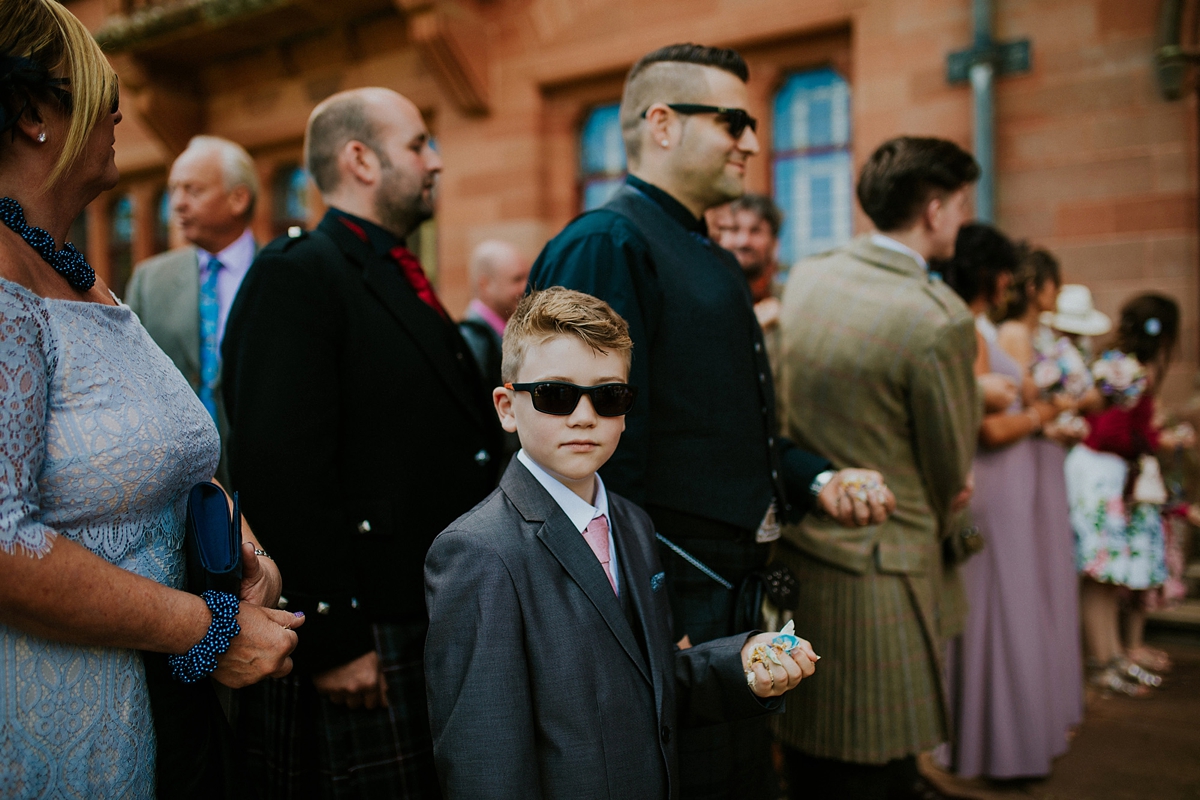 ian stuart bride 32 - A Magnificent Scottish Castle Wedding on an Island ian stuart bride 32