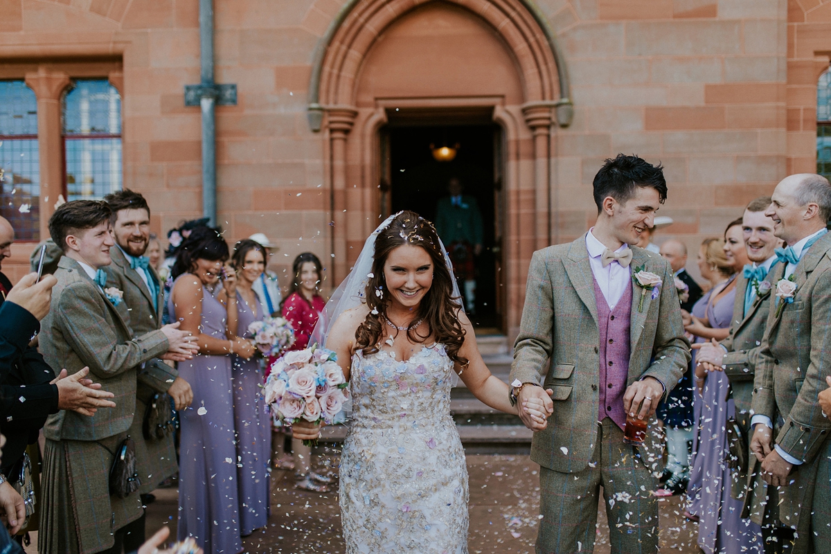 ian stuart bride 33 - A Magnificent Scottish Castle Wedding on an Island ian stuart bride 33