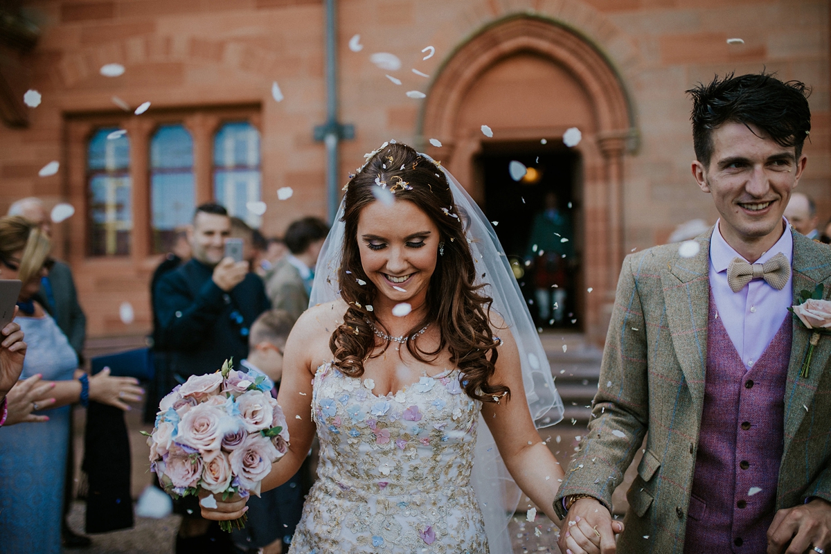 ian stuart bride 34 - A Magnificent Scottish Castle Wedding on an Island ian stuart bride 34