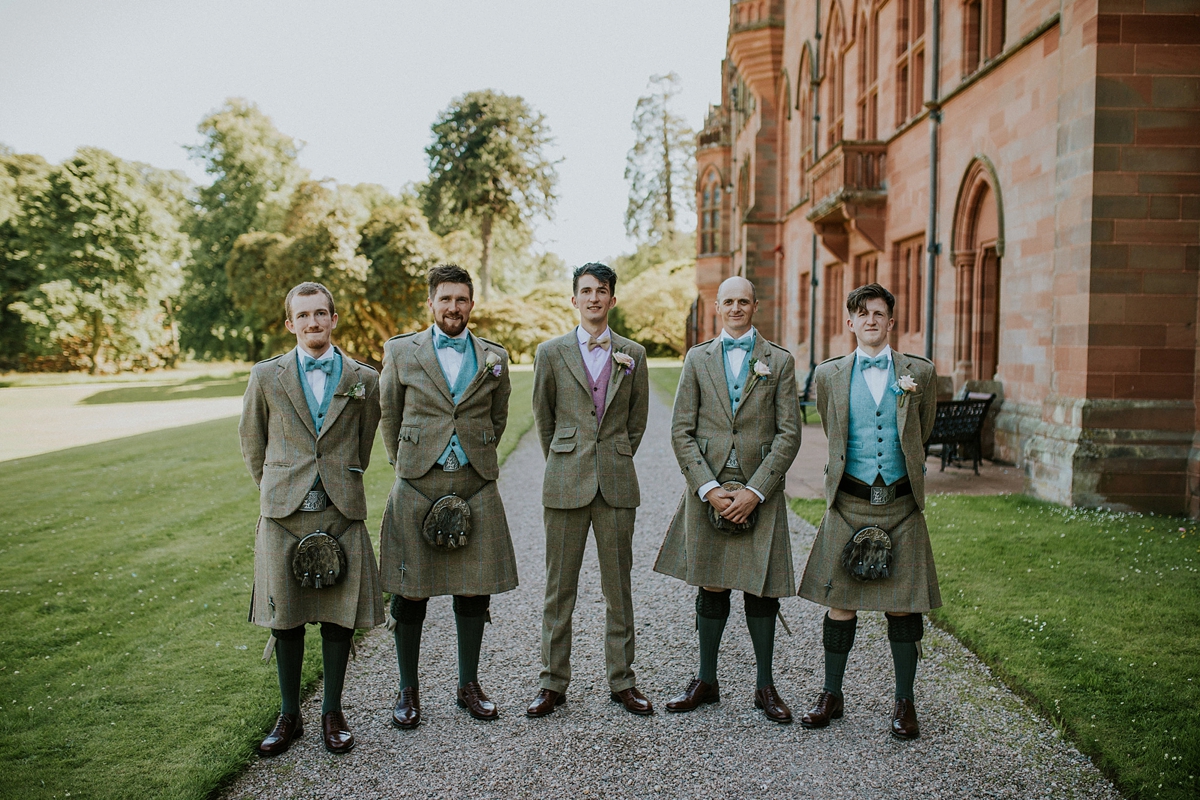 ian stuart bride 37 - A Magnificent Scottish Castle Wedding on an Island ian stuart bride 37