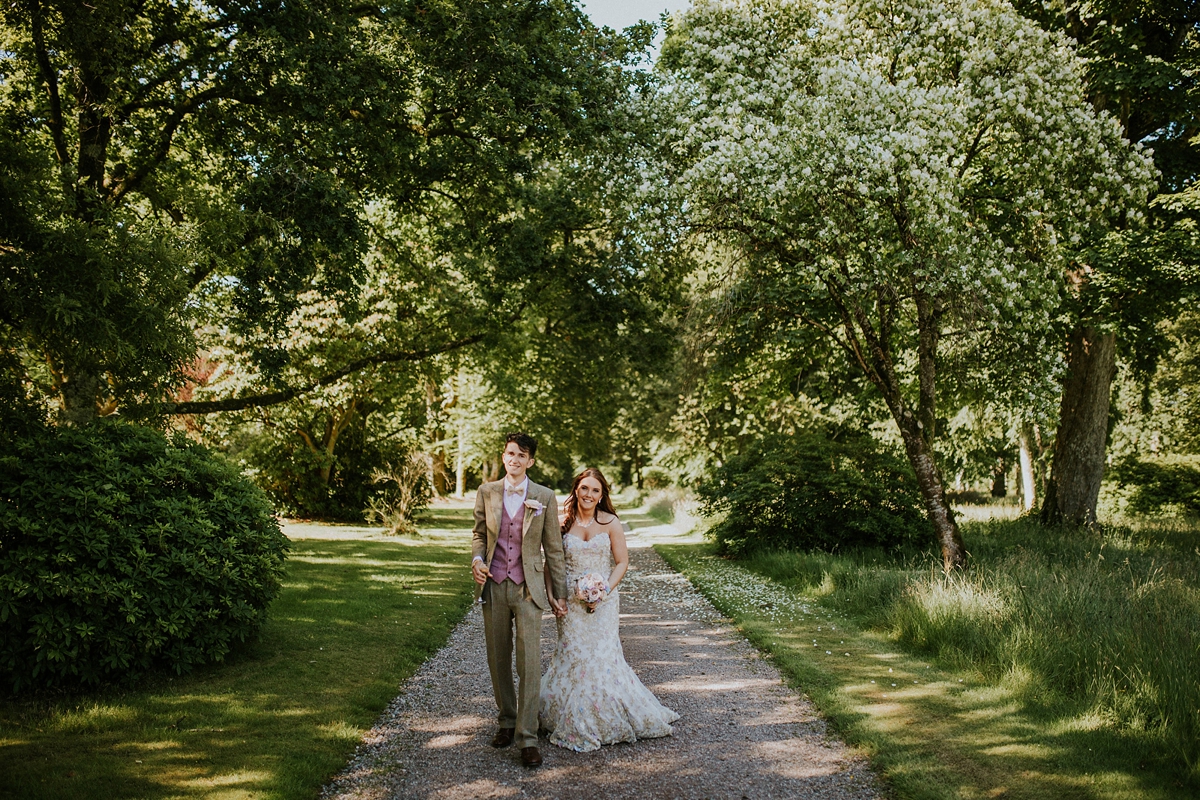 ian stuart bride 40 - A Magnificent Scottish Castle Wedding on an Island ian stuart bride 40