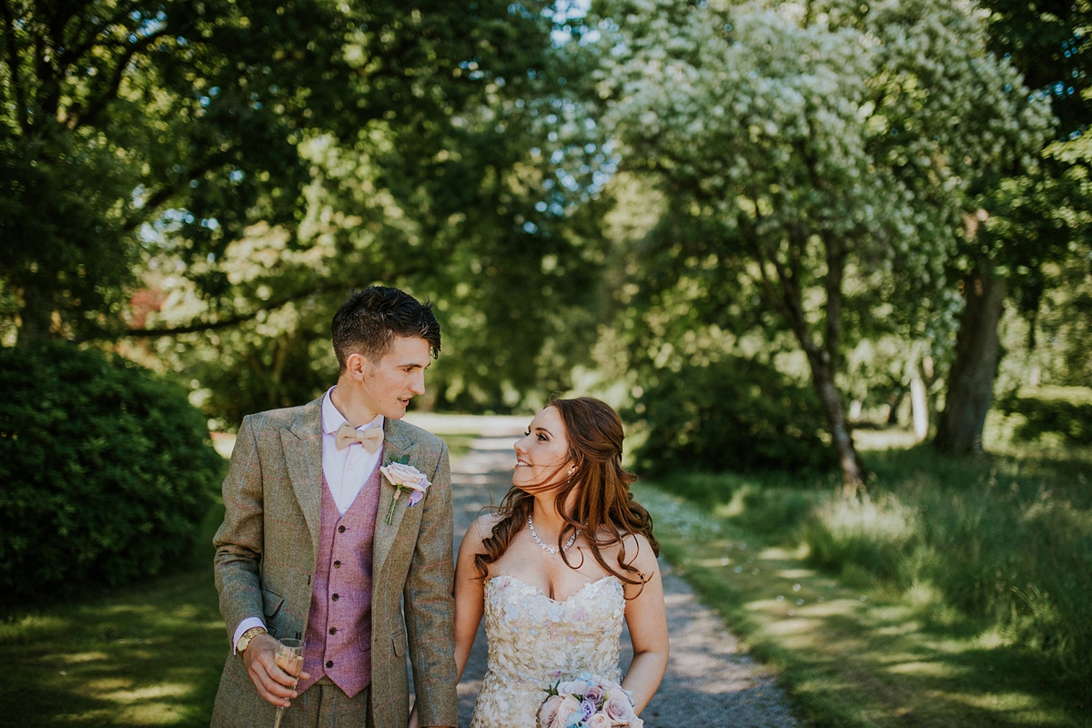 ian stuart bride 41 - A Magnificent Scottish Castle Wedding on an Island ian stuart bride 41