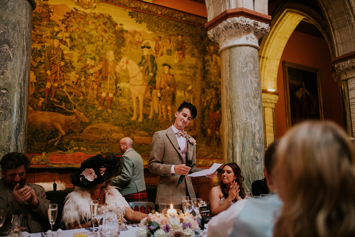 ian stuart bride 44 - A Magnificent Scottish Castle Wedding on an Island ian stuart bride 44