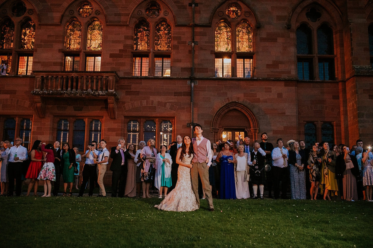ian stuart bride 51 - A Magnificent Scottish Castle Wedding on an Island ian stuart bride 51