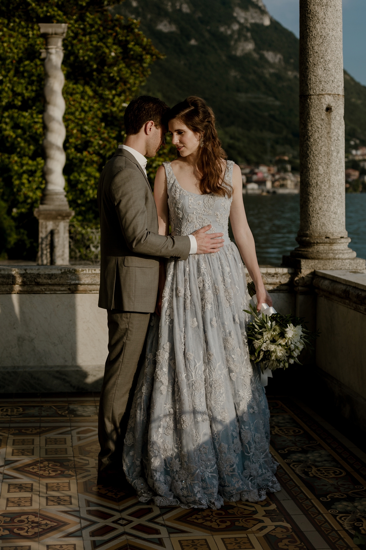 italy blue wedding dress 21