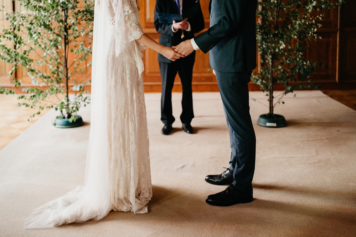 A Rue De Seine Gown For A Nature Inspired Summer Wedding In Finland ...