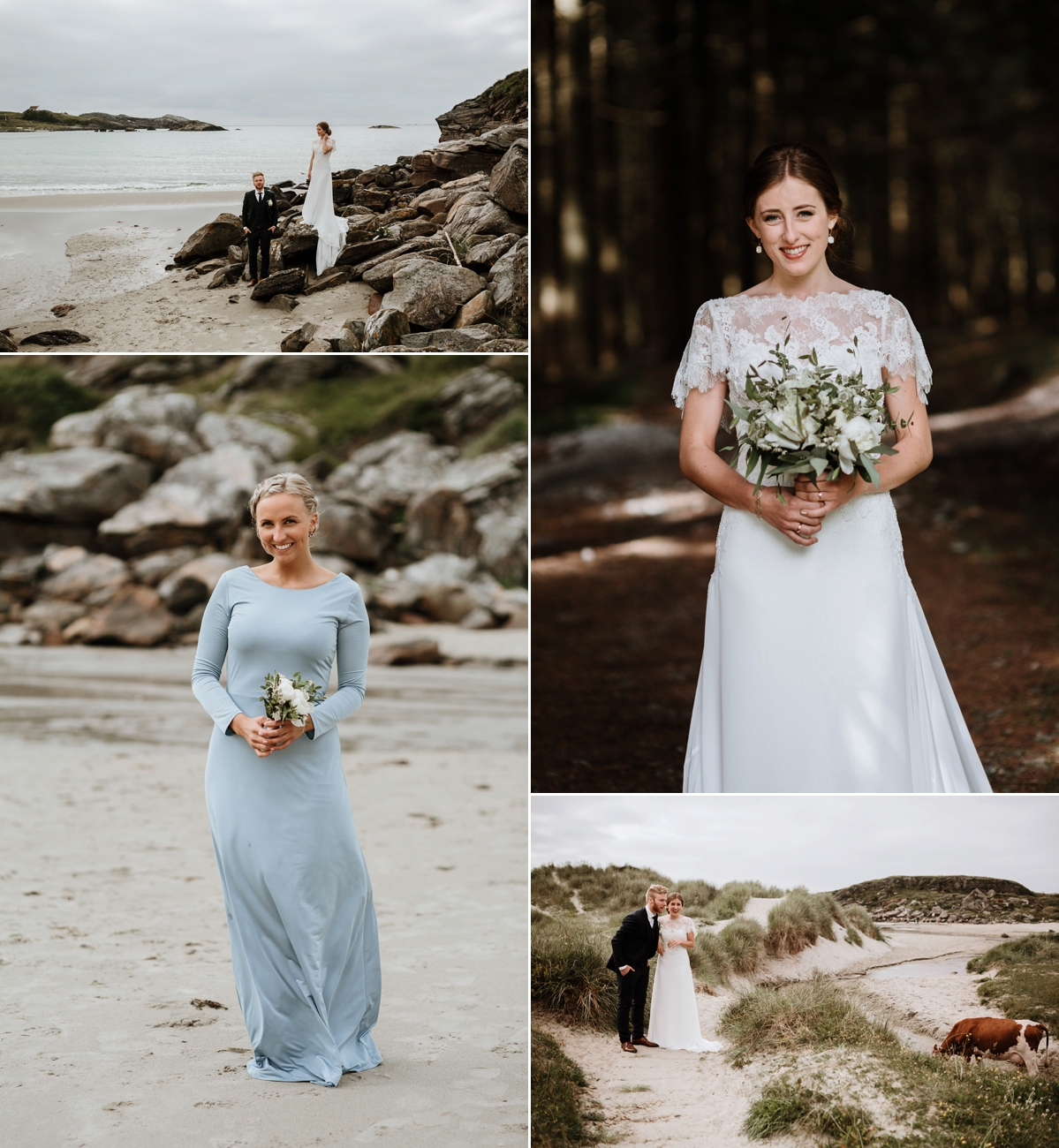 Norwegian Summer Wedding. norwegian traditional wedding dress. 