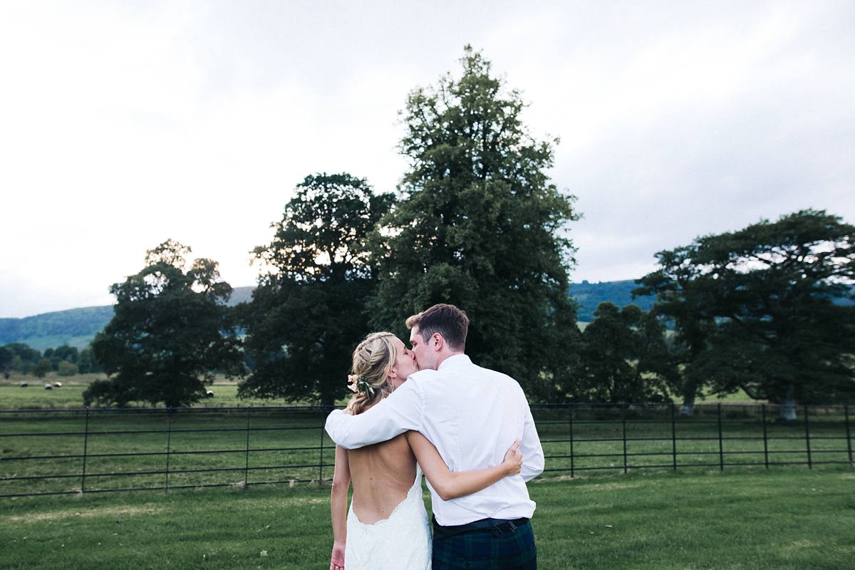 sexy backless bridal gown 3