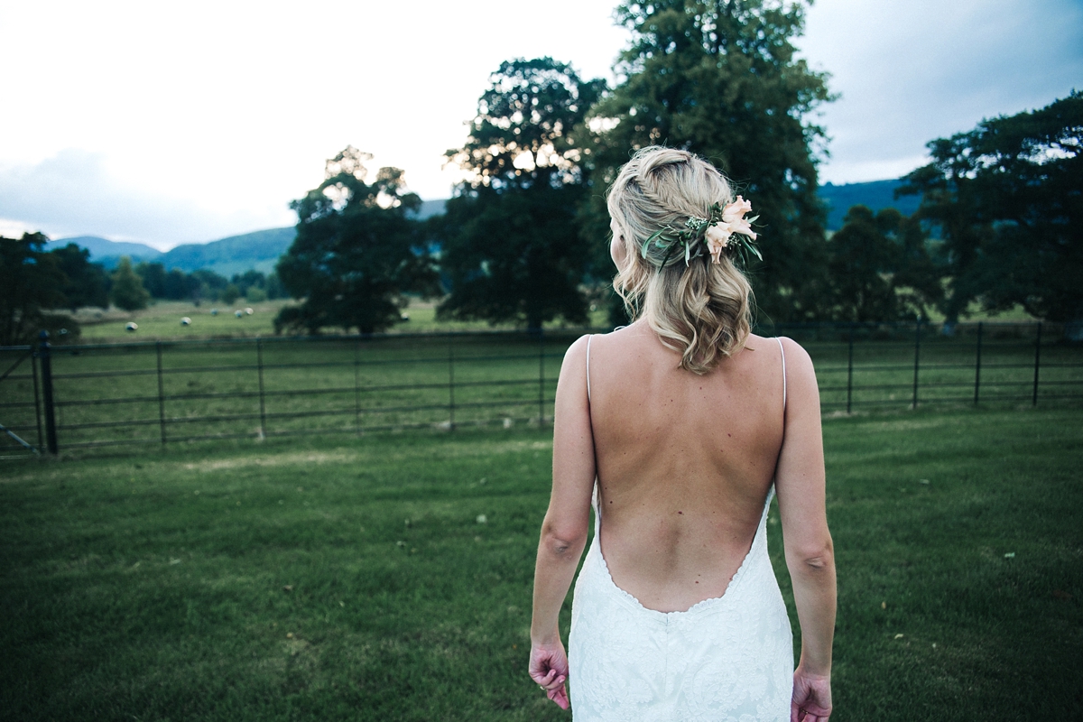 sexy backless bridal gown 4