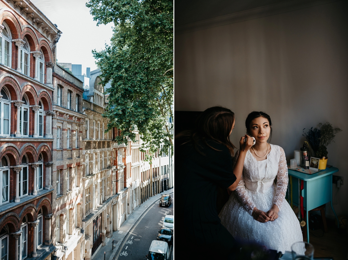 50s vintage dress london pub wedding 2 1