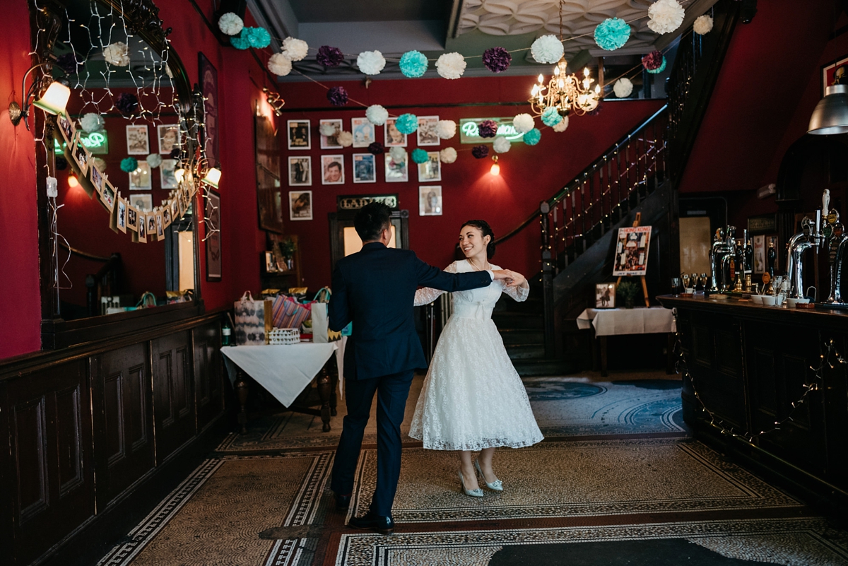 50s vintage dress london pub wedding 54