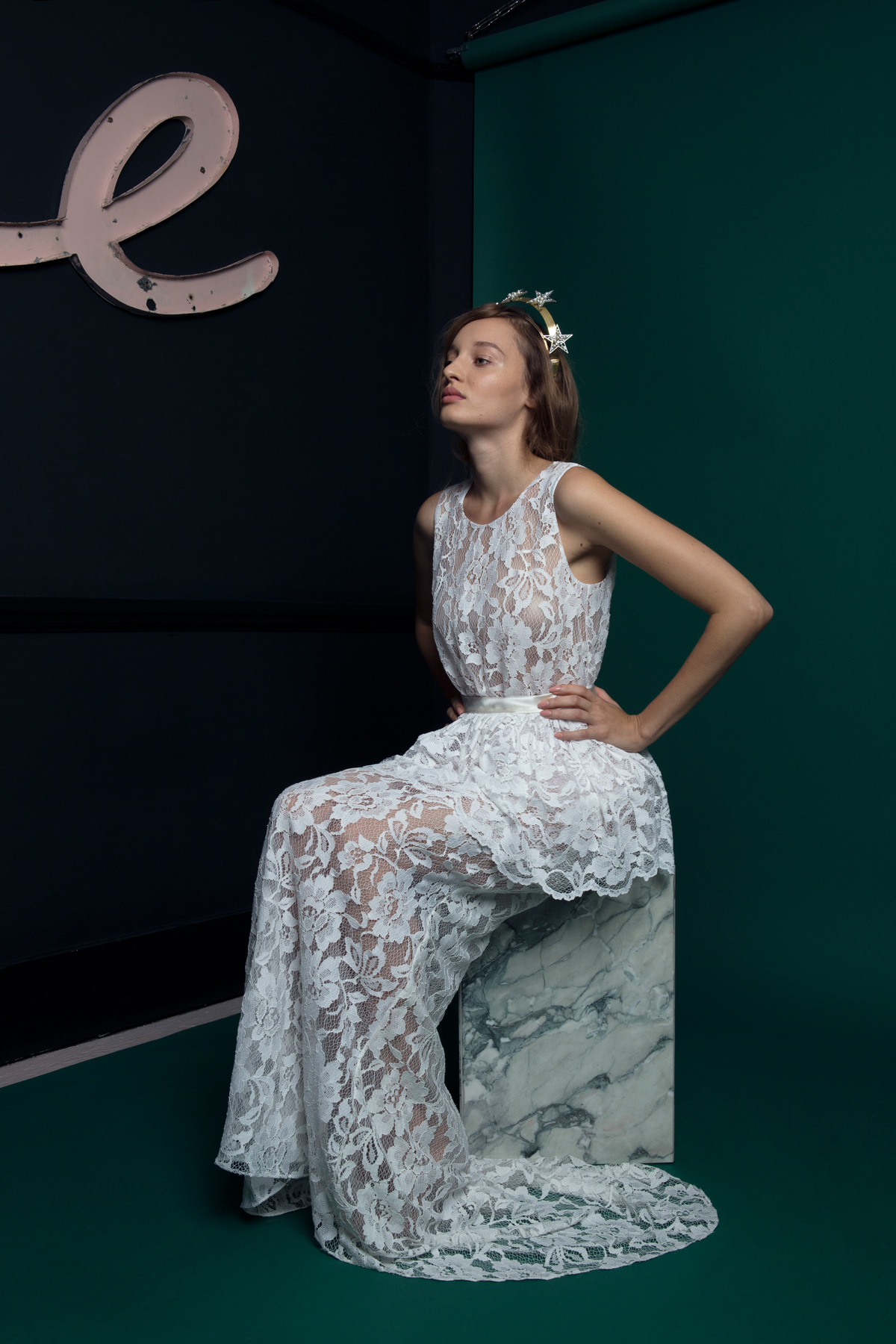 ANCHOR DRESS PEPLUM - Introducing the Exquisite New Atlantis Collection by Halfpenny London ANCHOR DRESS PEPLUM