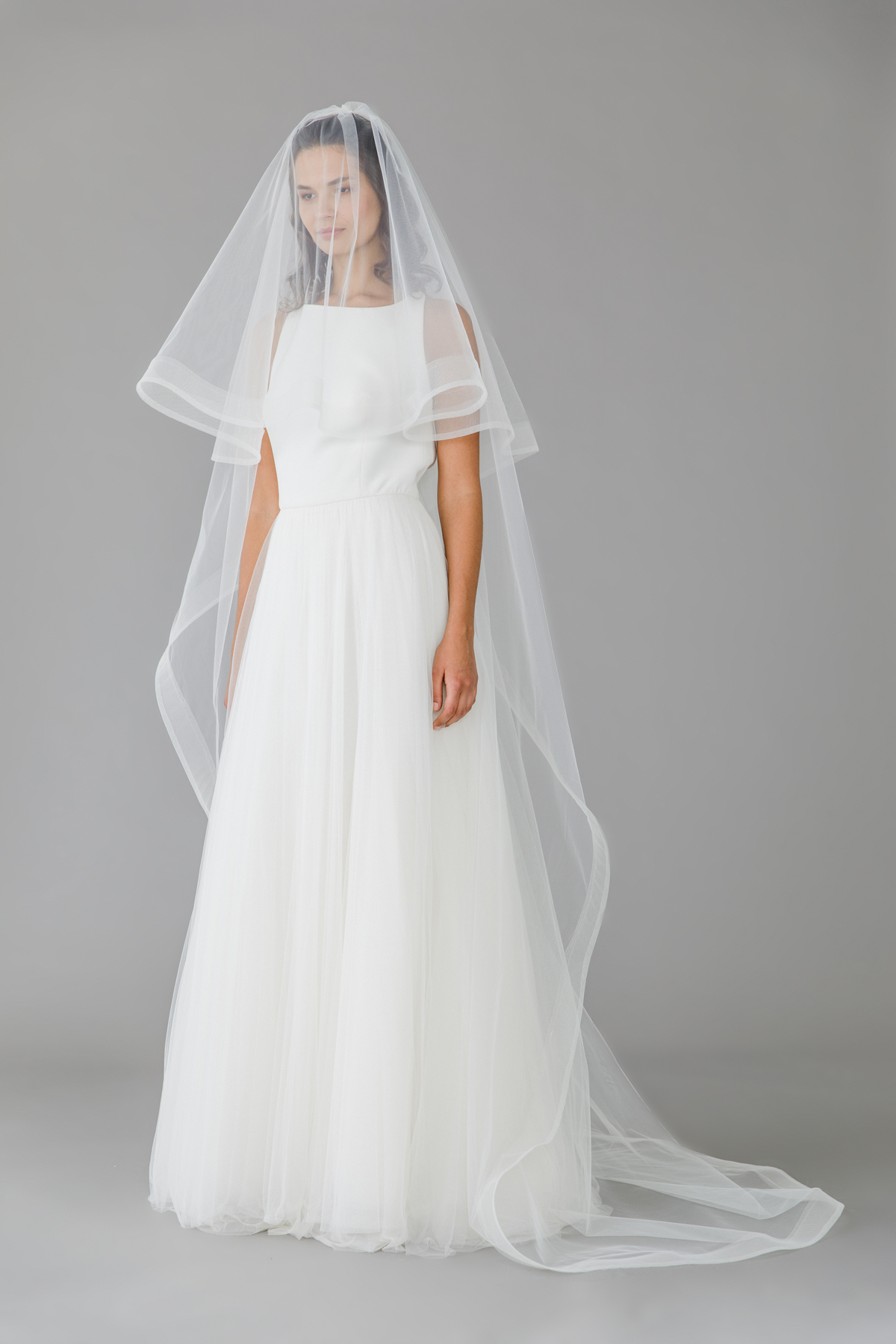Atlas - Two tier wedding veil