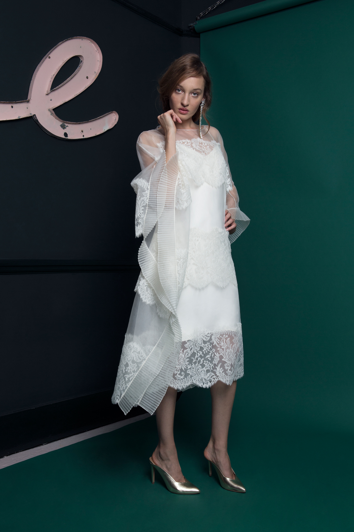 CLIFF DRESS FRONT VIEW 2 - Introducing the Exquisite New Atlantis Collection by Halfpenny London CLIFF DRESS FRONT VIEW 2