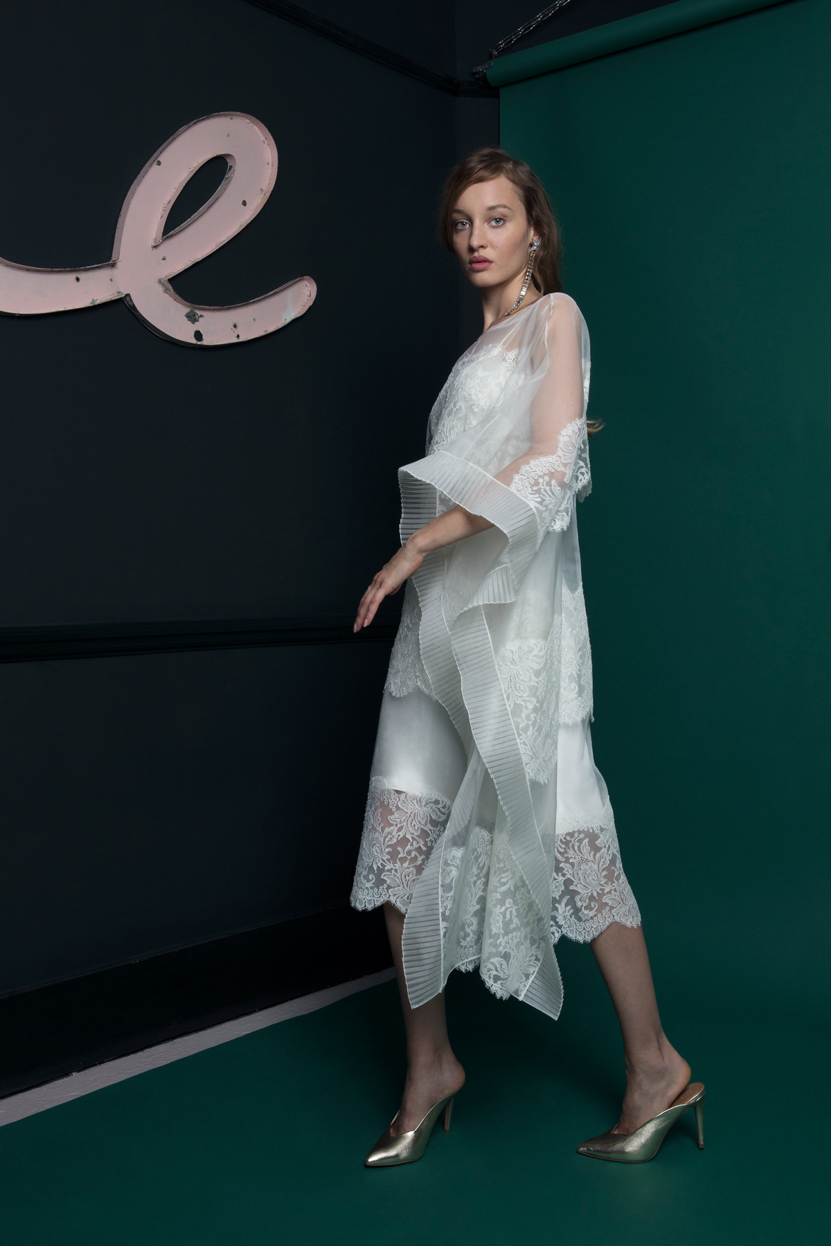 CLIFF DRESS SIDE VIEW - Introducing the Exquisite New Atlantis Collection by Halfpenny London CLIFF DRESS SIDE VIEW