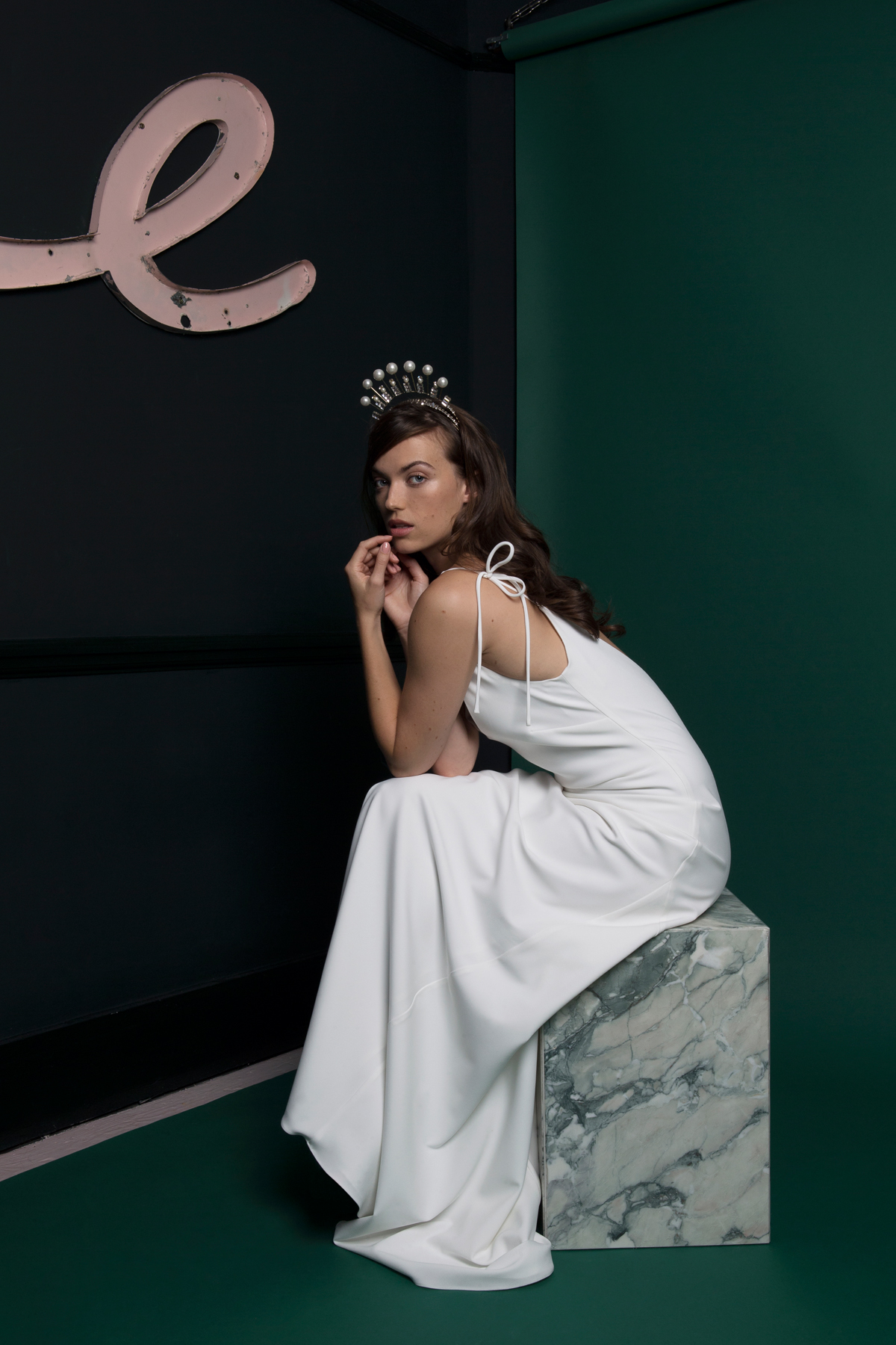 CORAL DRESS SIDE VIEW - Introducing the Exquisite New Atlantis Collection by Halfpenny London CORAL DRESS SIDE VIEW