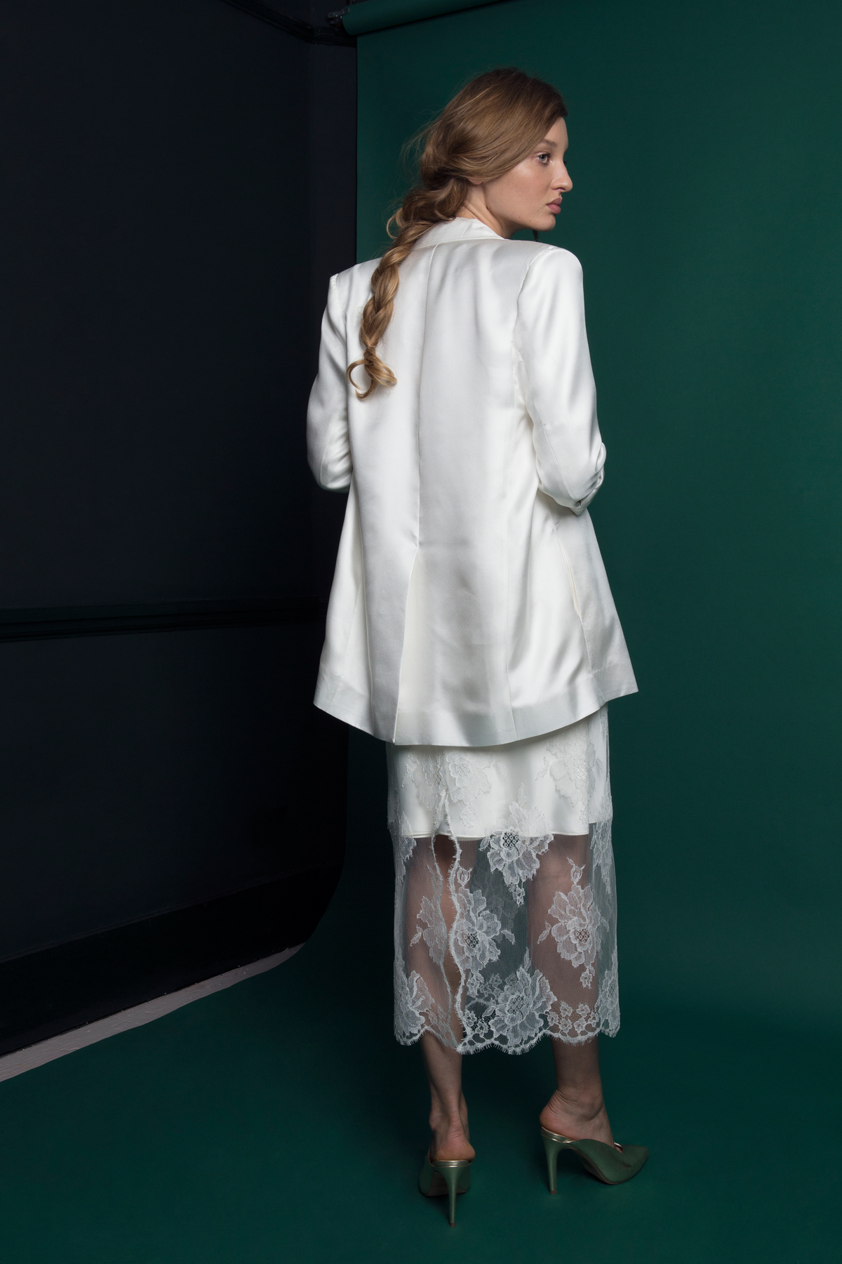 ECHO BLAZER RIVER SKIRT - Introducing the Exquisite New Atlantis Collection by Halfpenny London ECHO BLAZER RIVER SKIRT