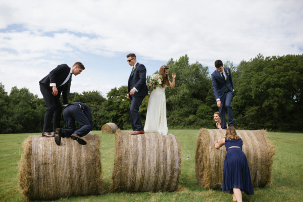 An ASOS Dress for a Handmade Summer Wedding in an Apple Orchard