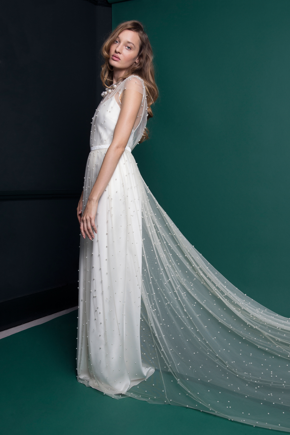 PEARL DRESS SIDE VIEW 3 - Introducing the Exquisite New Atlantis Collection by Halfpenny London PEARL DRESS SIDE VIEW 3