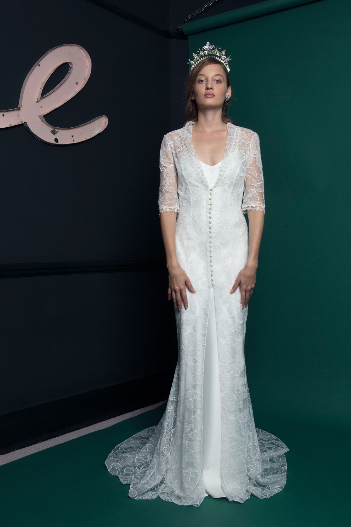 SHORE DRESS FRONT VIEW - Introducing the Exquisite New Atlantis Collection by Halfpenny London SHORE DRESS FRONT VIEW