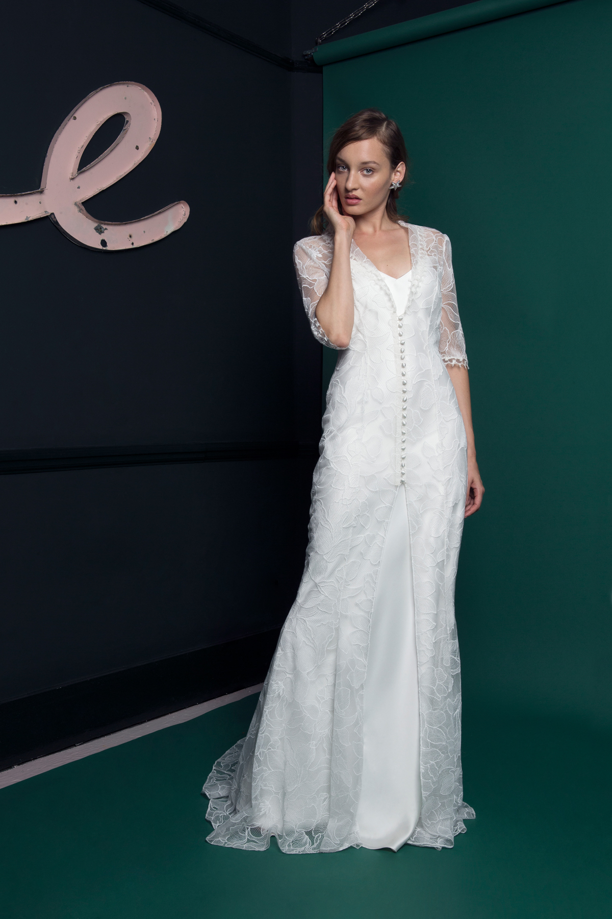 SHORE DRESS FRONT VIEW 2 - Introducing the Exquisite New Atlantis Collection by Halfpenny London SHORE DRESS FRONT VIEW 2