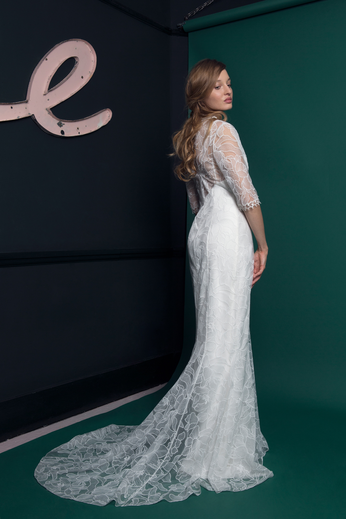 SHORE DRESS SIDE VIEW - Introducing the Exquisite New Atlantis Collection by Halfpenny London SHORE DRESS SIDE VIEW