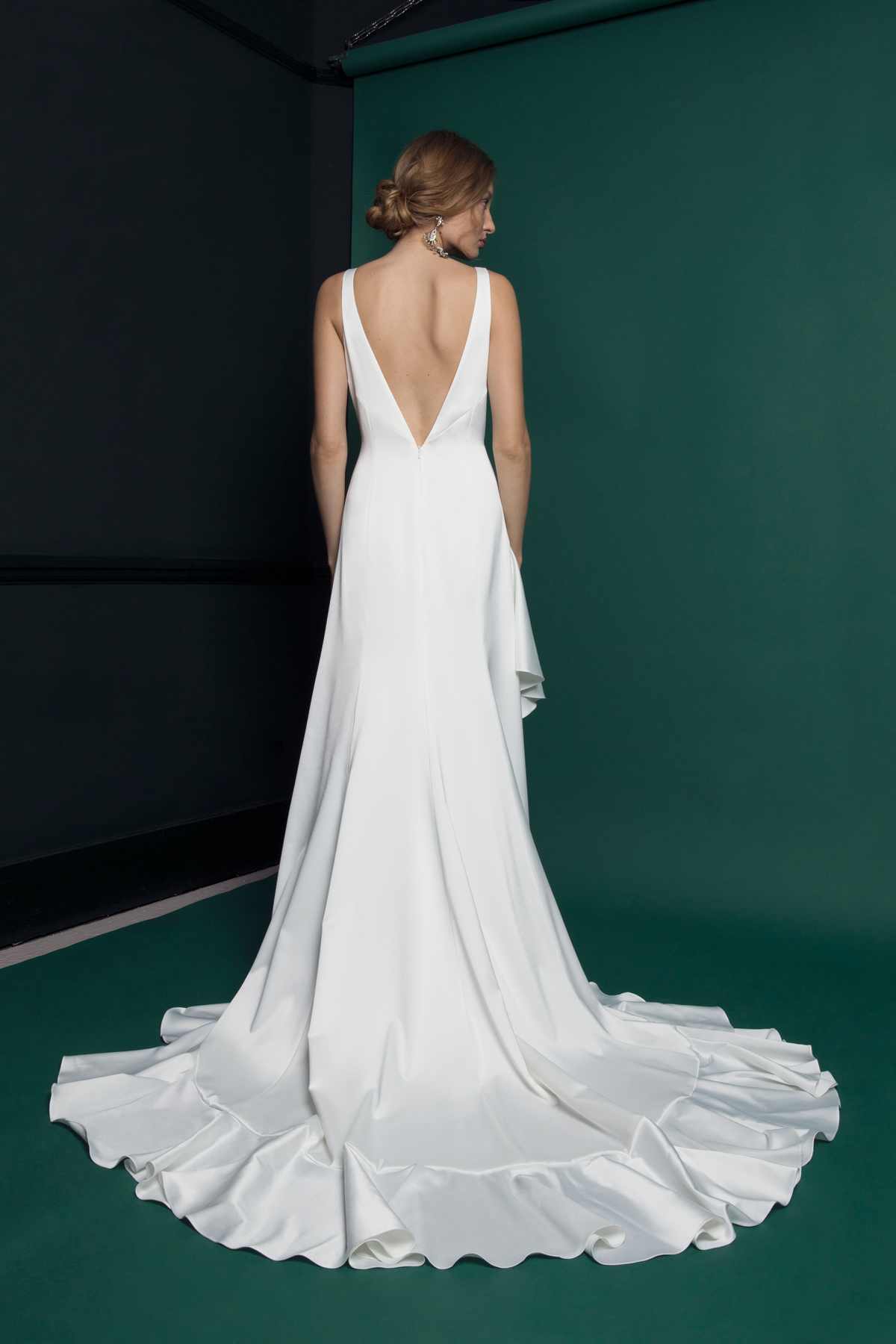 WAVE DRESS BACK VIEW - Introducing the Exquisite New Atlantis Collection by Halfpenny London WAVE DRESS BACK VIEW