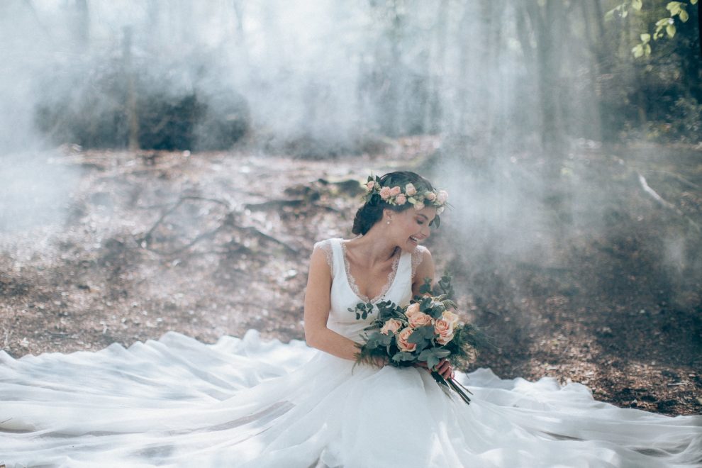 White Lotus gown