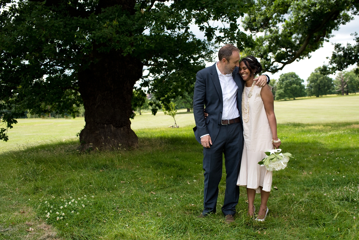 A Pink COS Dress For An Intimate, Laid-Back and Family Oriented Garden  Party Wedding