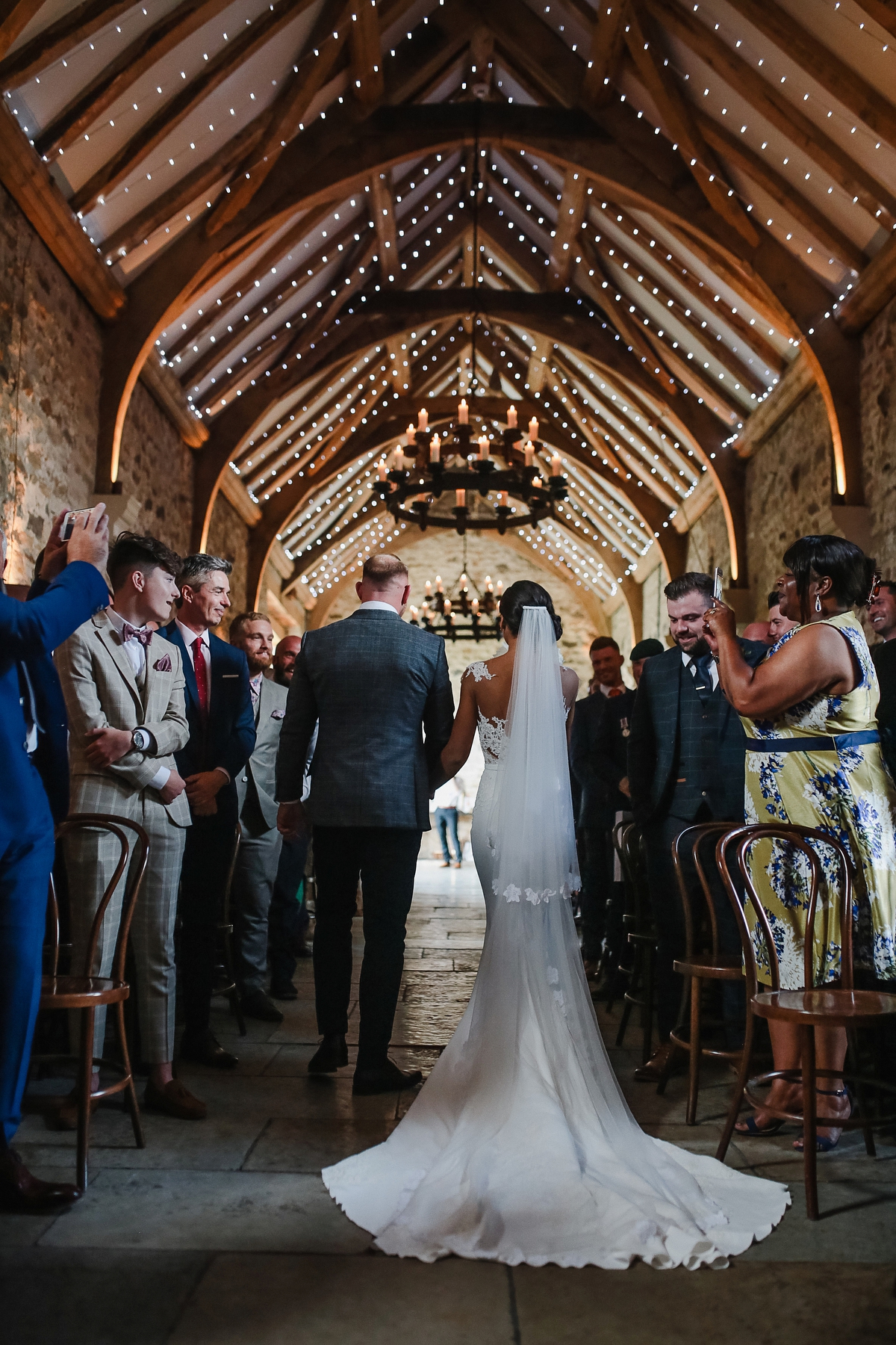 figure hugging pronvias dress barn wedding 31