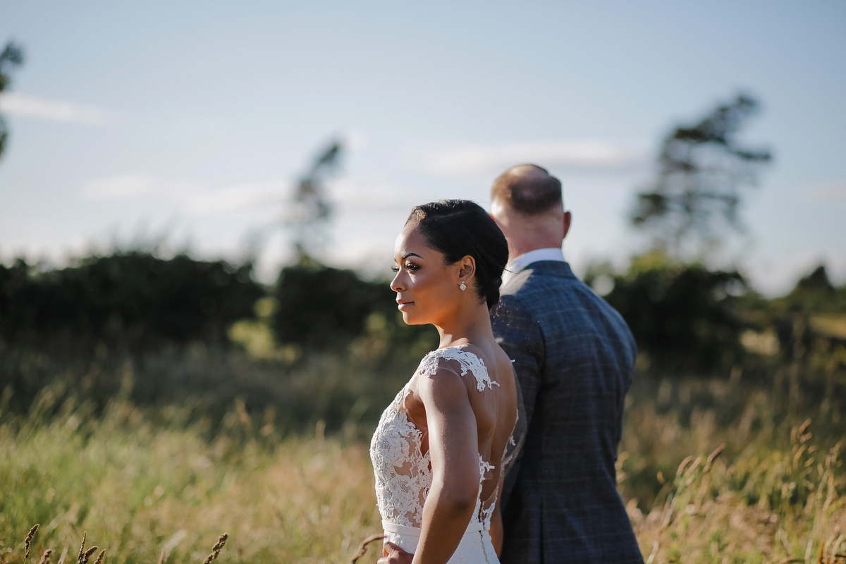 figure hugging pronvias dress barn wedding 64