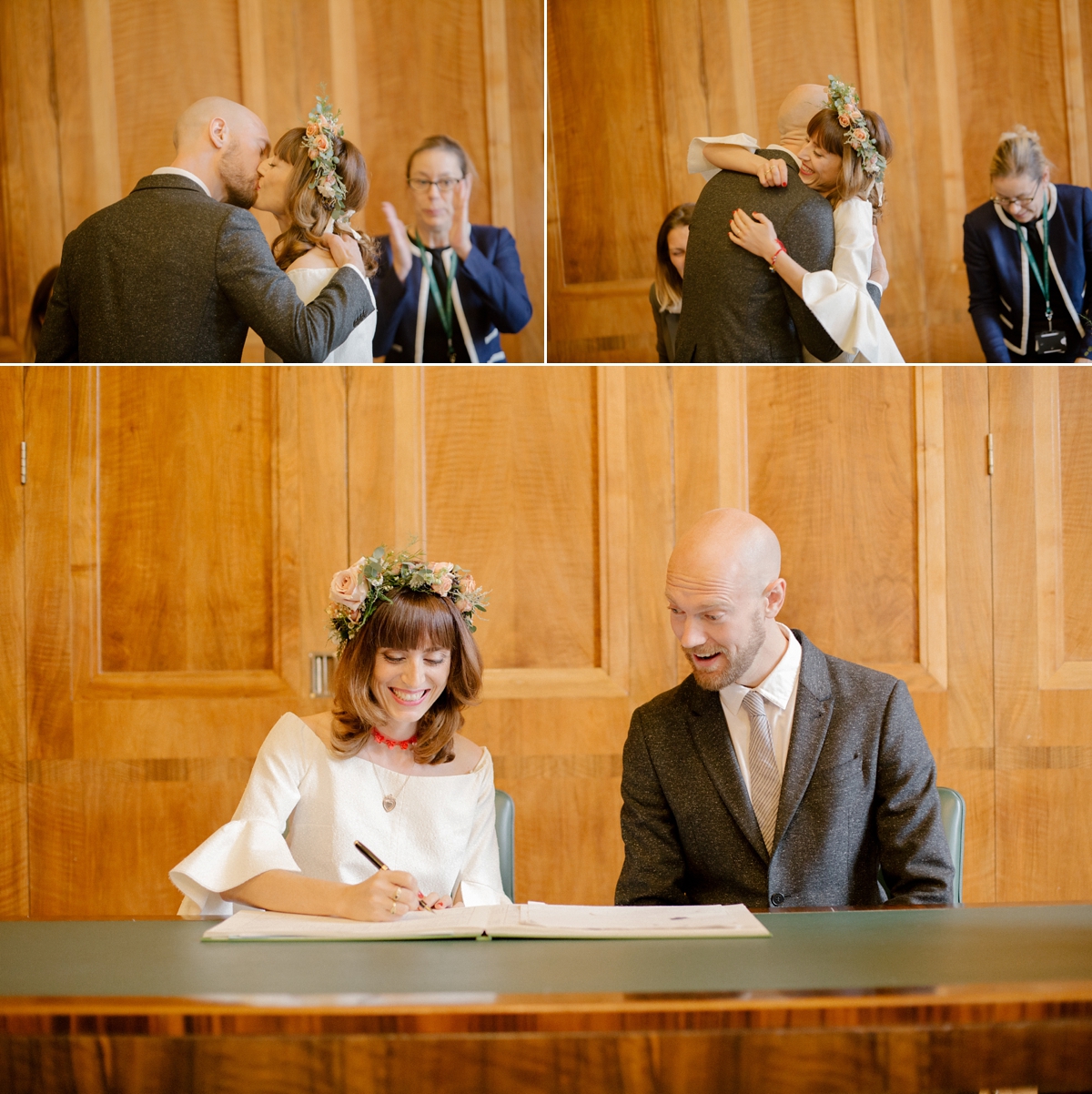 informal modern registry office wedding london 16