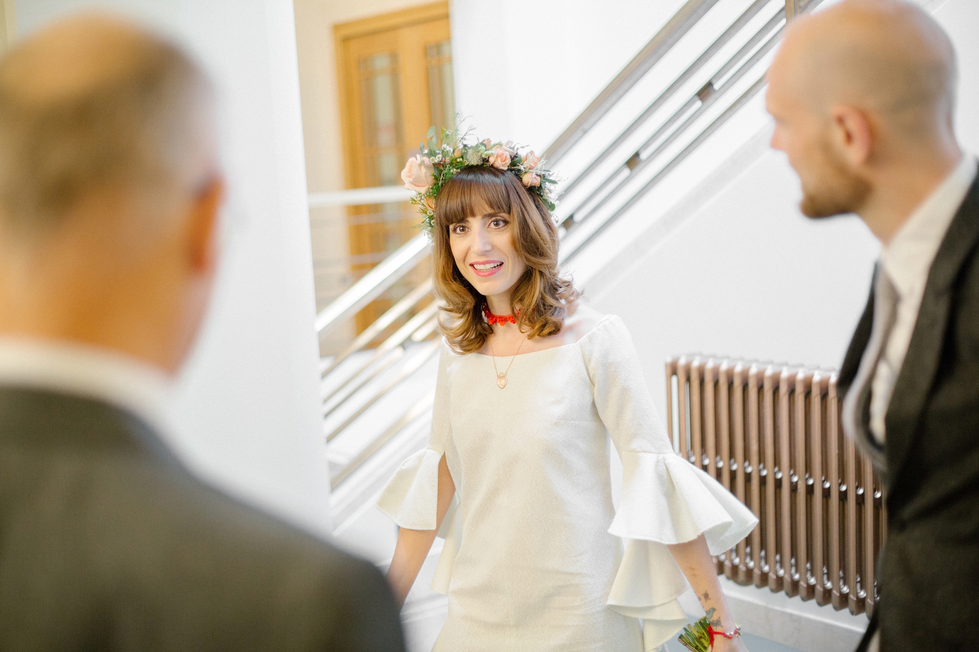 informal modern registry office wedding london 9