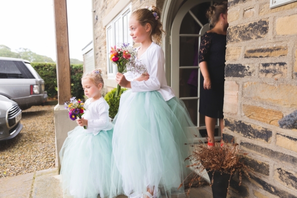 A Beaded Jenny Packham Gown for A Colourful Flower-Filled Day
