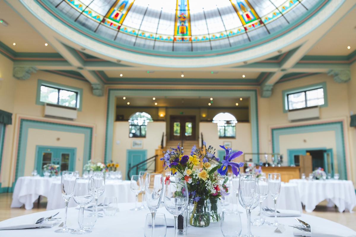 jenny packham colourful flowers wedding 20