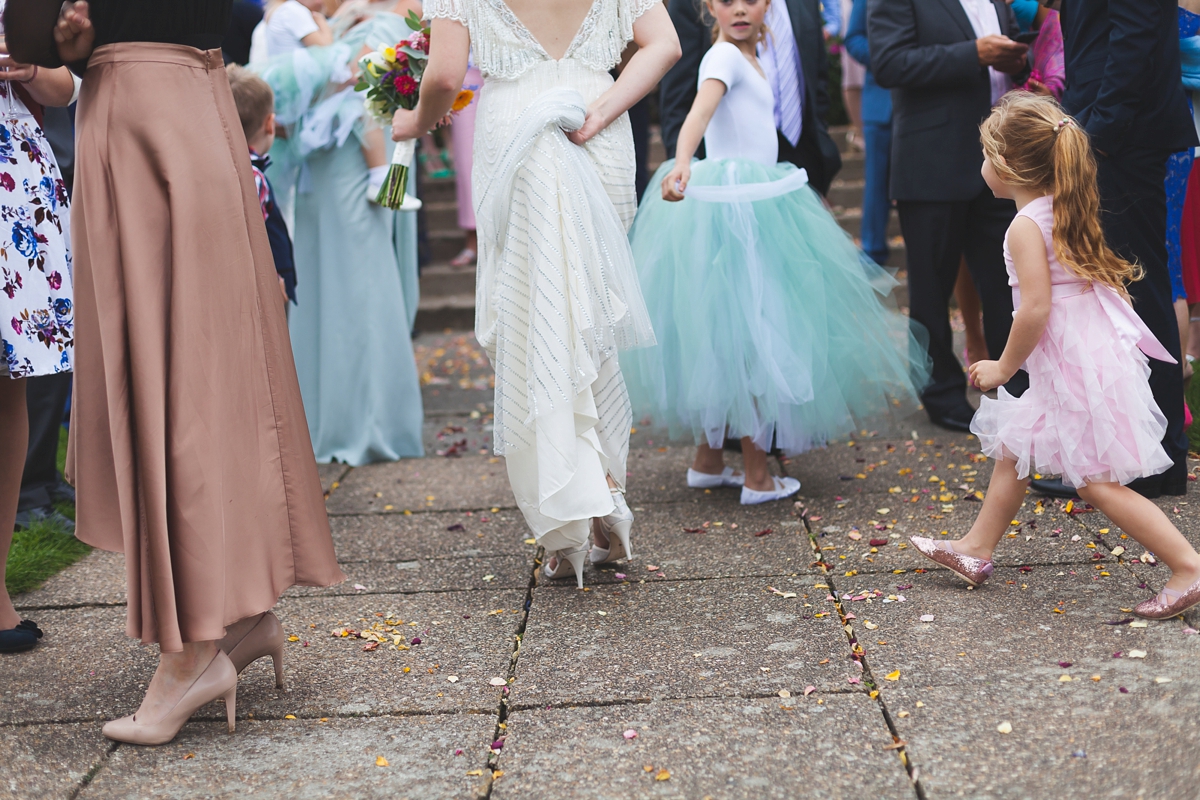 jenny packham colourful flowers wedding 26