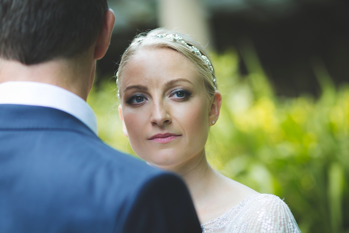 jenny packham colourful flowers wedding 29