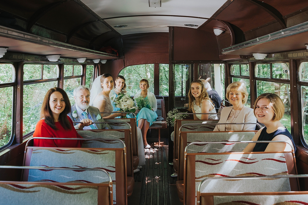 pronovias dress barn wedding 13 - A Pronovias Gown for a Relaxed Barn Wedding in Shades of Green and White pronovias dress barn wedding 13