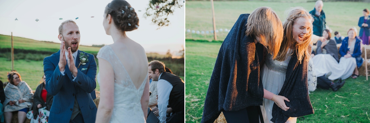 pronovias dress barn wedding 29 - A Pronovias Gown for a Relaxed Barn Wedding in Shades of Green and White pronovias dress barn wedding 29