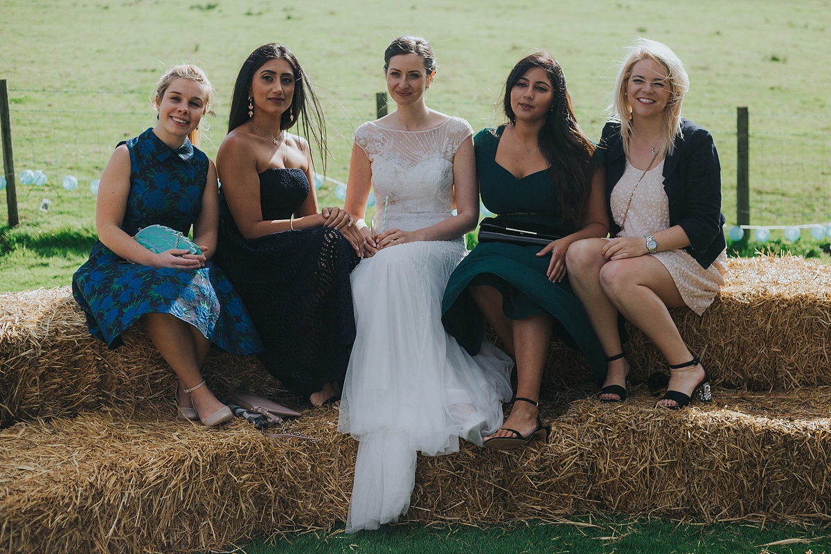 pronovias dress barn wedding 47 - A Pronovias Gown for a Relaxed Barn Wedding in Shades of Green and White pronovias dress barn wedding 47