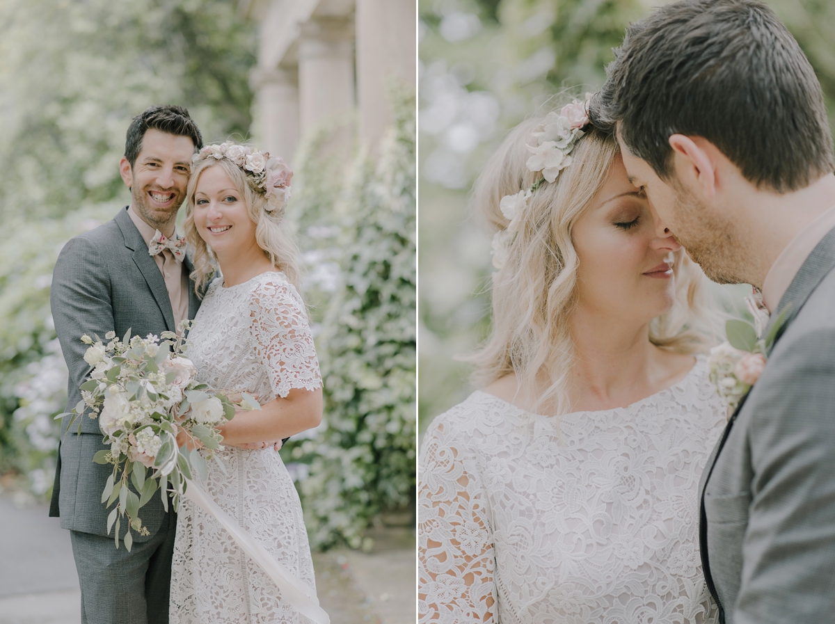 Broderie anglaise wedding clearance dress