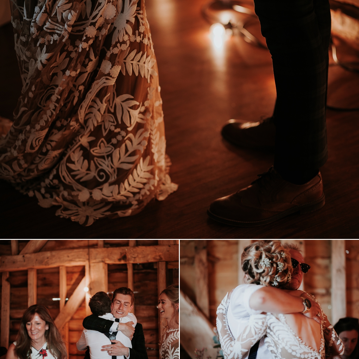 rue de seine dress rustic barn wedding 41