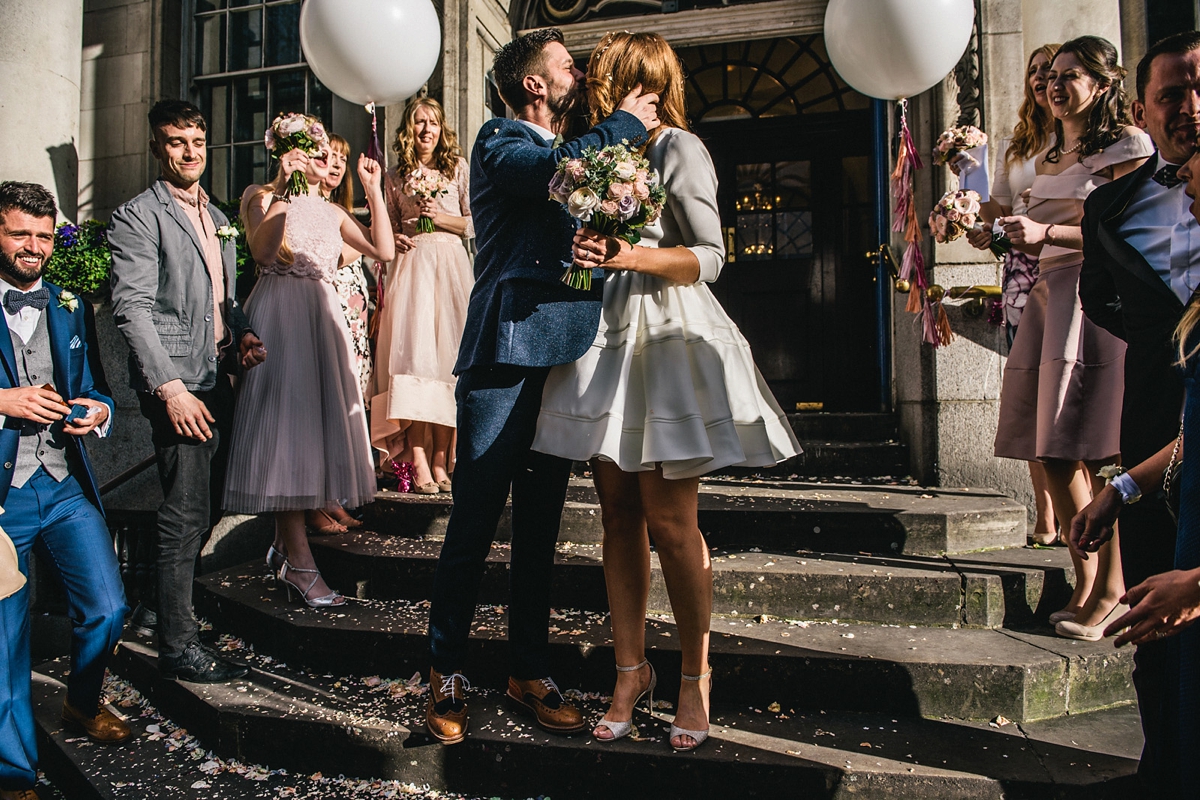 A Short Delphine Manivet Dress for an Intimate Elegant and Fun
