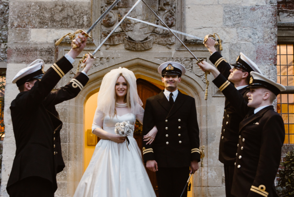 A Vintage and Literary Inspired Winter Wedding