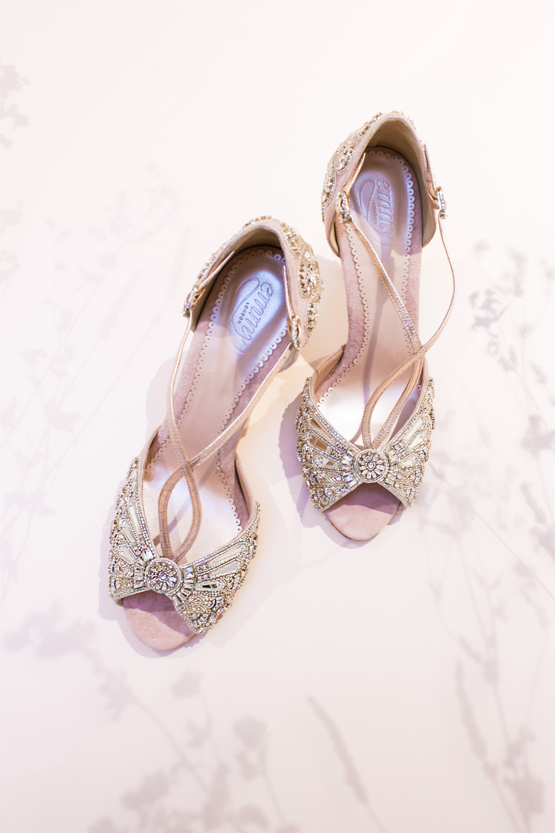 Emmy London luxury comfortable wedding shoes.